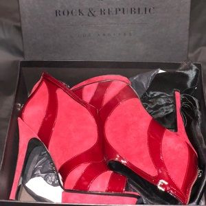 Rock & Republic red Danica Bootie